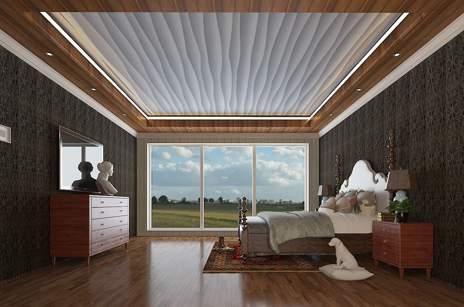 Panneau de plafond en PVC