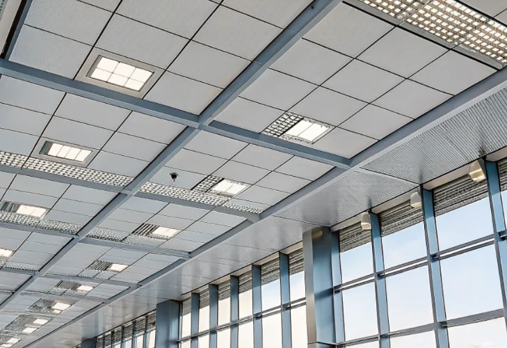 Aperçu du panneau de plafond PVC.