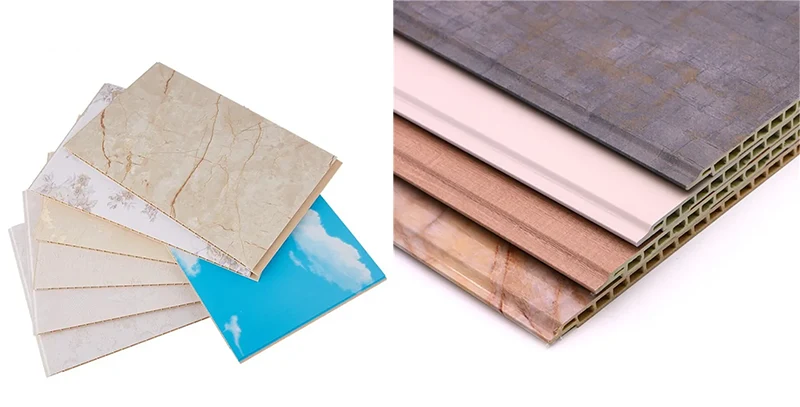 Panneaux de plafond à montage facile imprimés par estampage à chaud