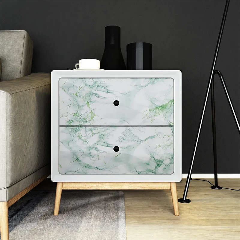 Papier peint décoratif à motif de marbre auto-adhésif